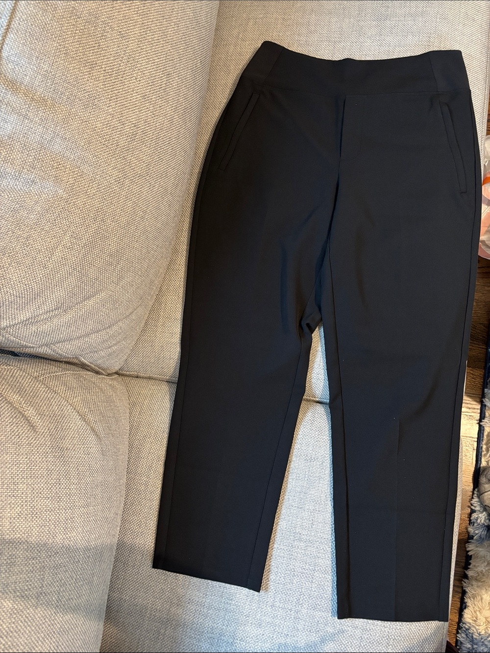 Athleta Black Cropped Ponte Ankle Pants